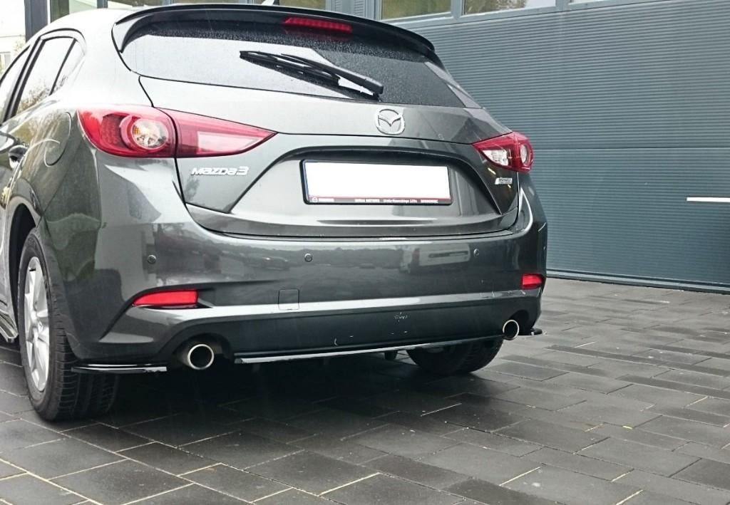 Voorlip splitter spoiler skirt achterlip - Mazda 3 16-19, Auto diversen, Tuning en Styling, Ophalen of Verzenden
