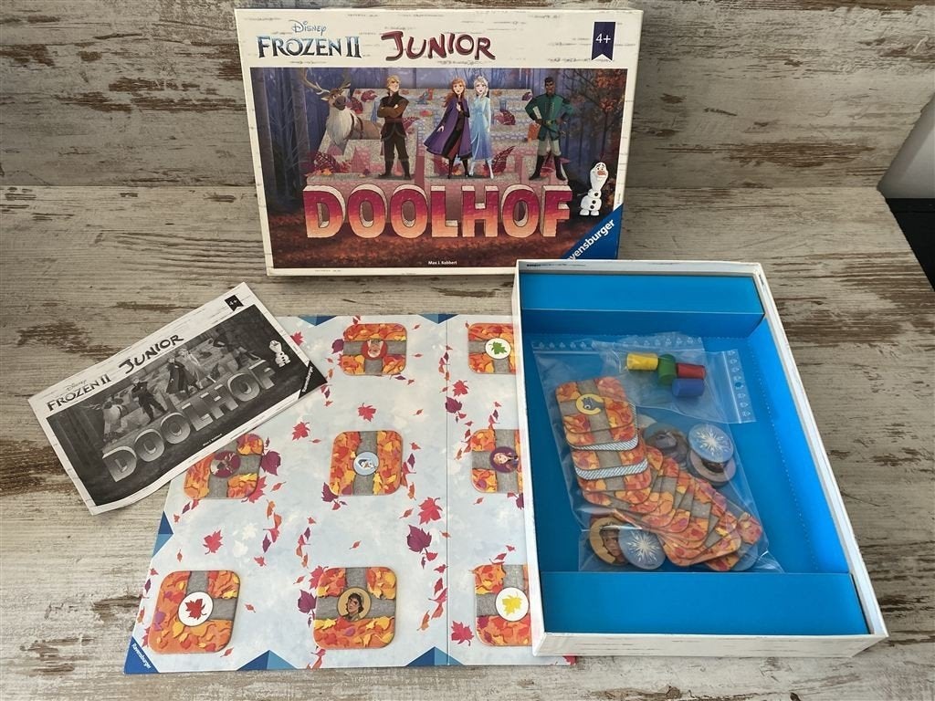 junior doolhof disney frozen 2 [s618], Verzenden, Zo goed als nieuw