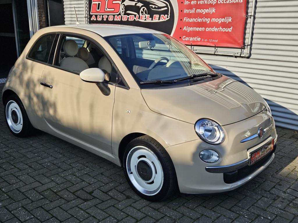 Fiat 500 0.9 TwinAir Turbo vintage '57 retro Fiat 500 0.9 Tw, Voorwielaandrijving, Gebruikt, Euro 6, Bruin