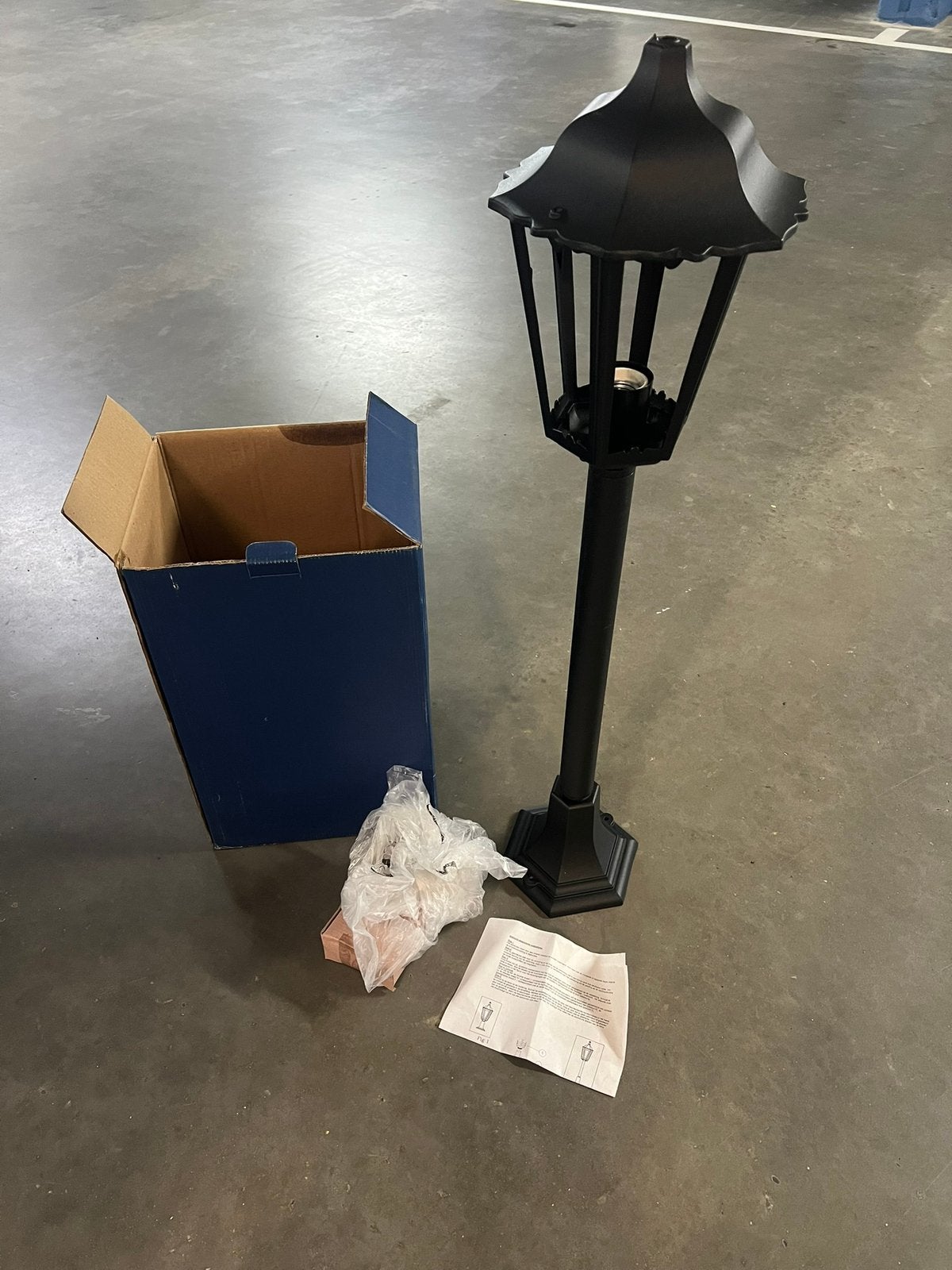 Staande buitenlamp Nieuw, Ophalen, Minder dan 50 watt, Staande lamp, Aluminium
