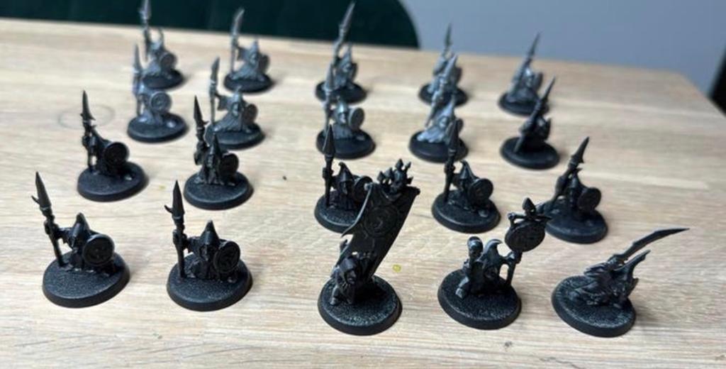 Warhammer 20x Orcs & Goblins 20x spearmen #5, Hobby en Vrije tijd, Wargaming, Ophalen of Verzenden, Zo goed als nieuw, Warhammer