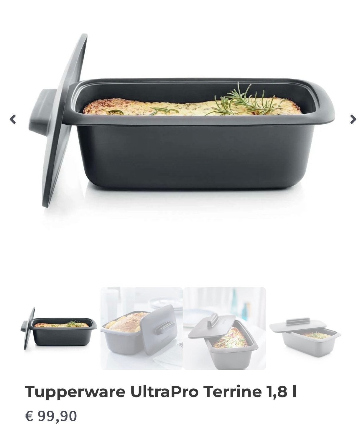 Tupperware UltraPro Terrine 1,8L - Splinternieuw, Huis en Inrichting, Keuken | Tupperware, Nieuw, Schaal, Overige kleuren, Geschikt voor vriezer