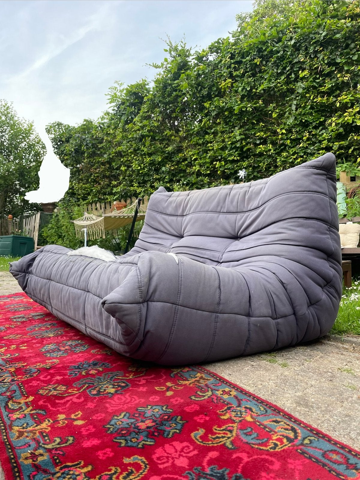 Originele Ligne roset Togo tweezit ter herstoffering, Ophalen, Gebruikt, Eenpersoons, Minder dan 150 cm