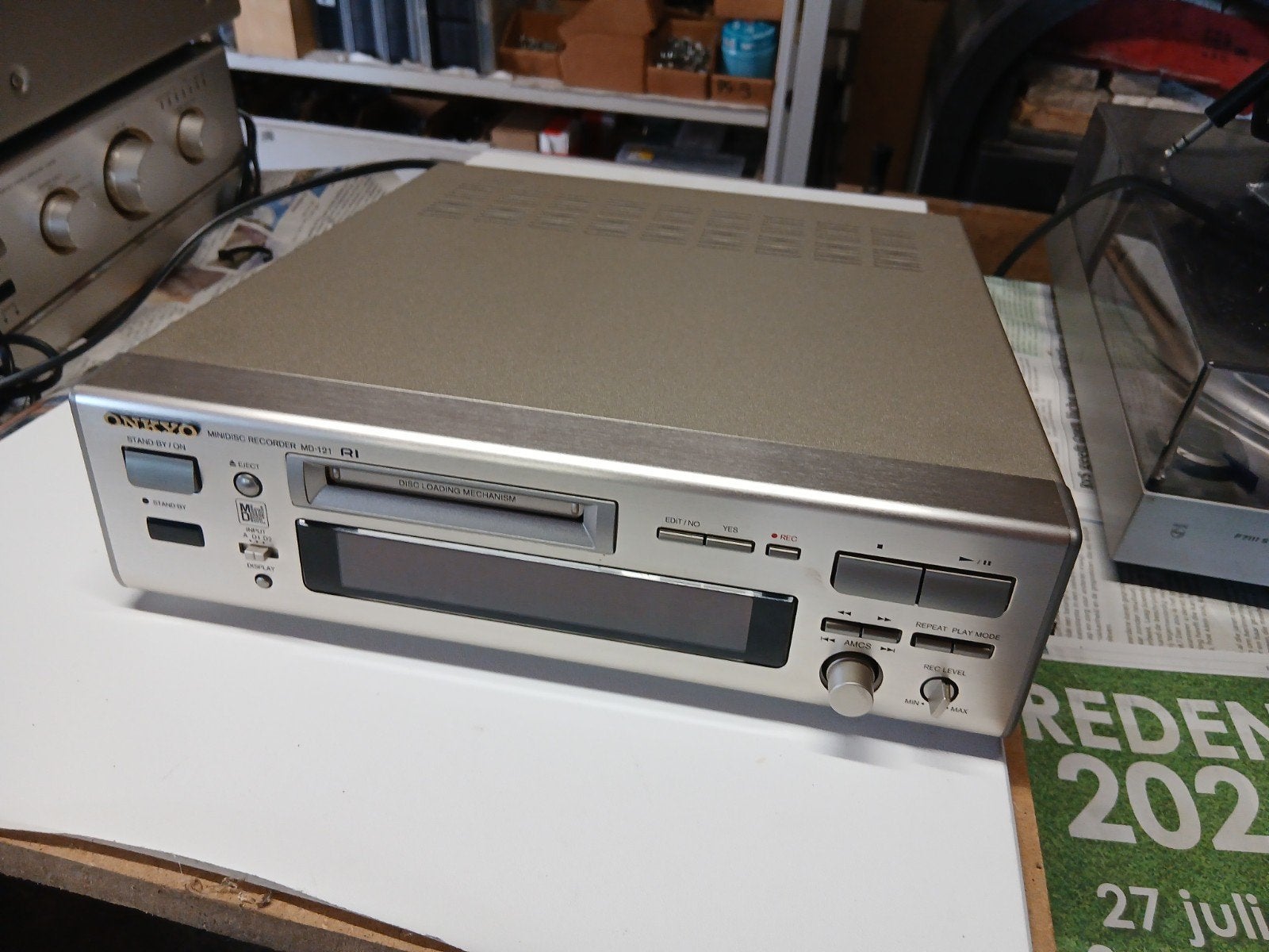 onkyo compact disc recorm716., Ophalen, Zo goed als nieuw, Overige merken, Wisselaar