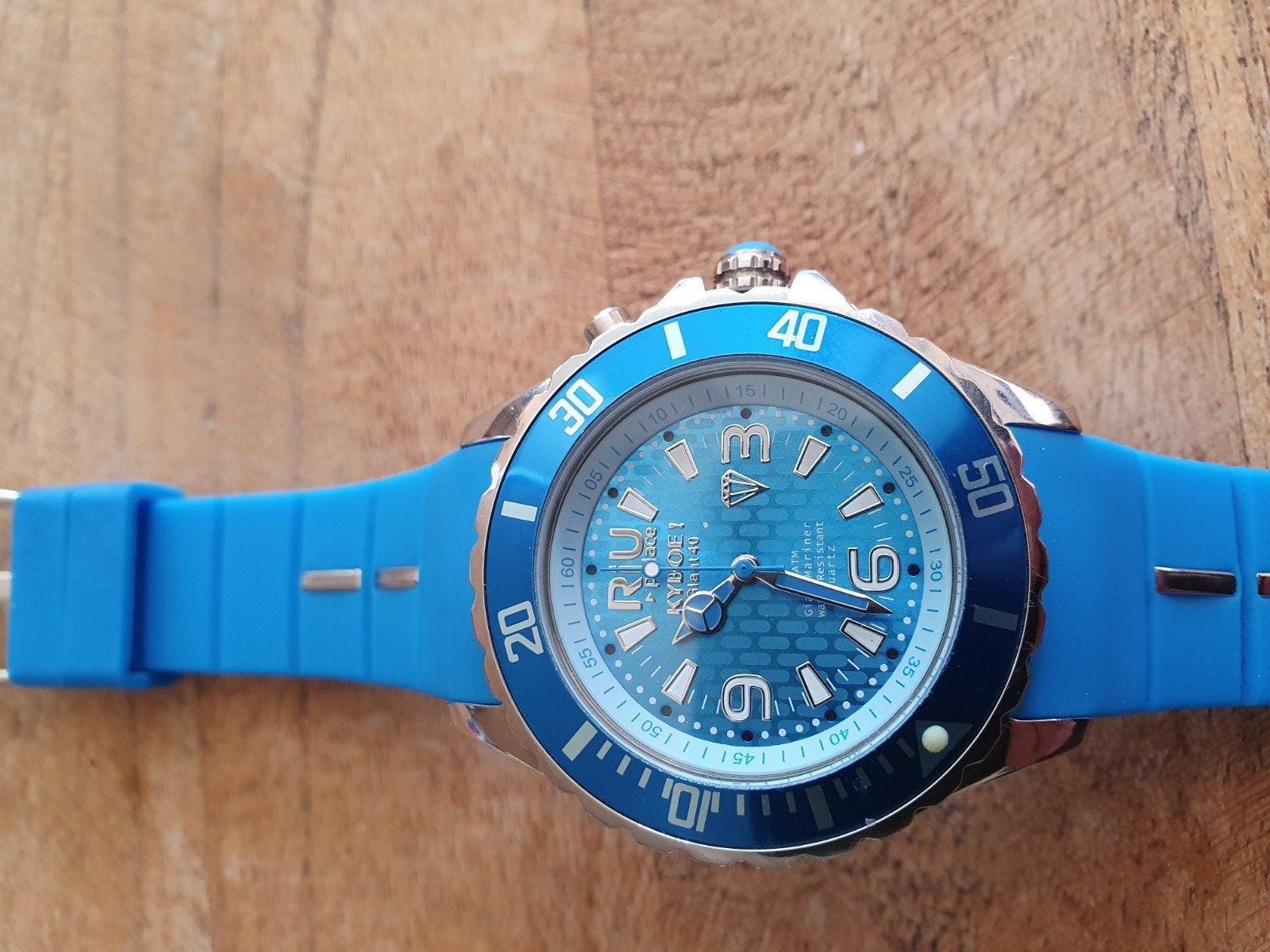 Kyboe! horloge - Batterij moet vervangen worden, Gebruikt, Staal, Polshorloge, Kunststof