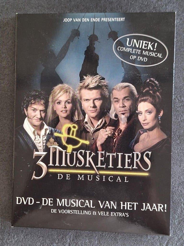3 Musketiers De Musical DVD - Unieke Complete Voorstelling, Alle leeftijden, Nederlands, Zo goed als nieuw, Inclusief doosje