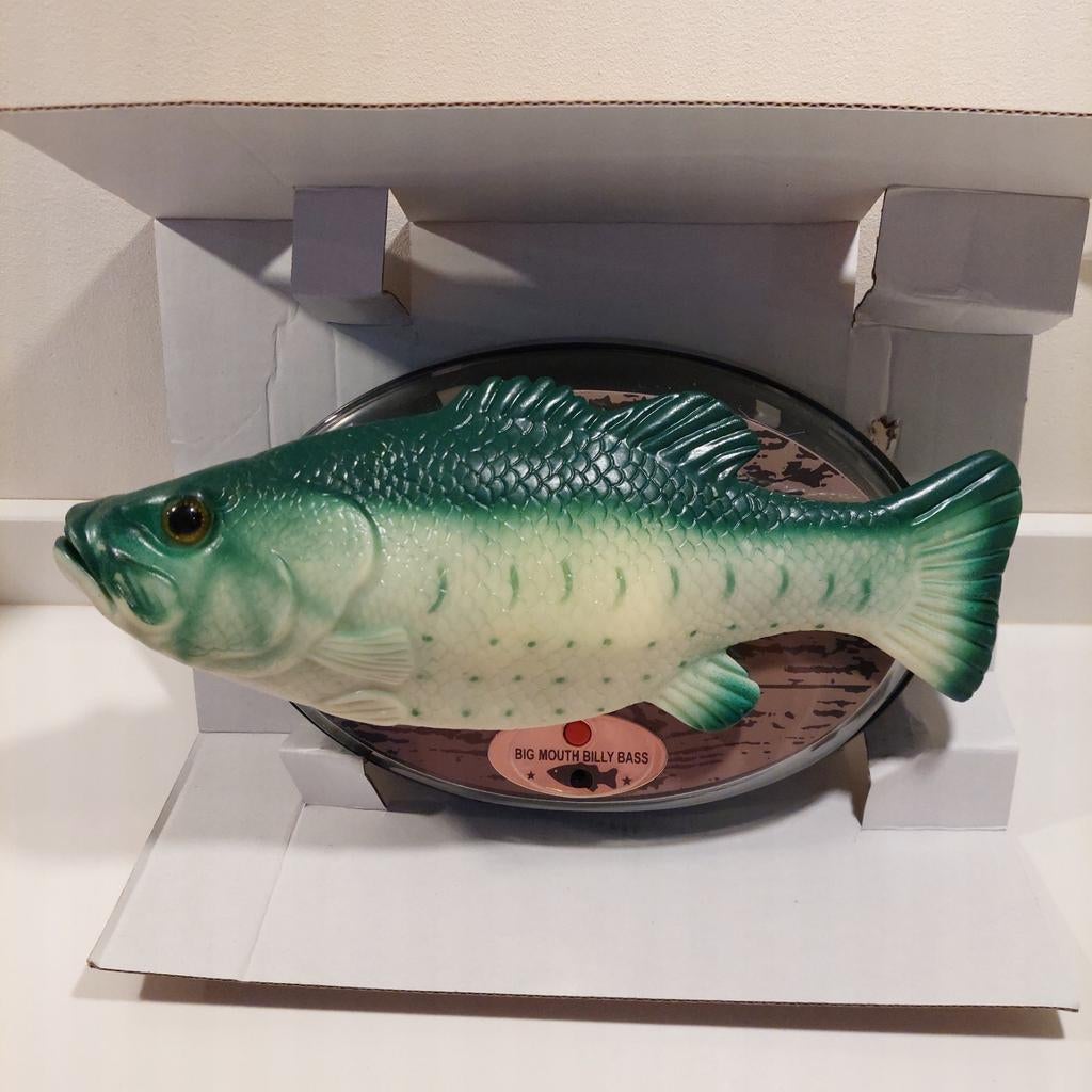 Zingende vis Big mouth Billy bass, Kinderen en Baby's, Speelgoed | Overig, Nieuw, Jongen of Meisje, Ophalen of Verzenden