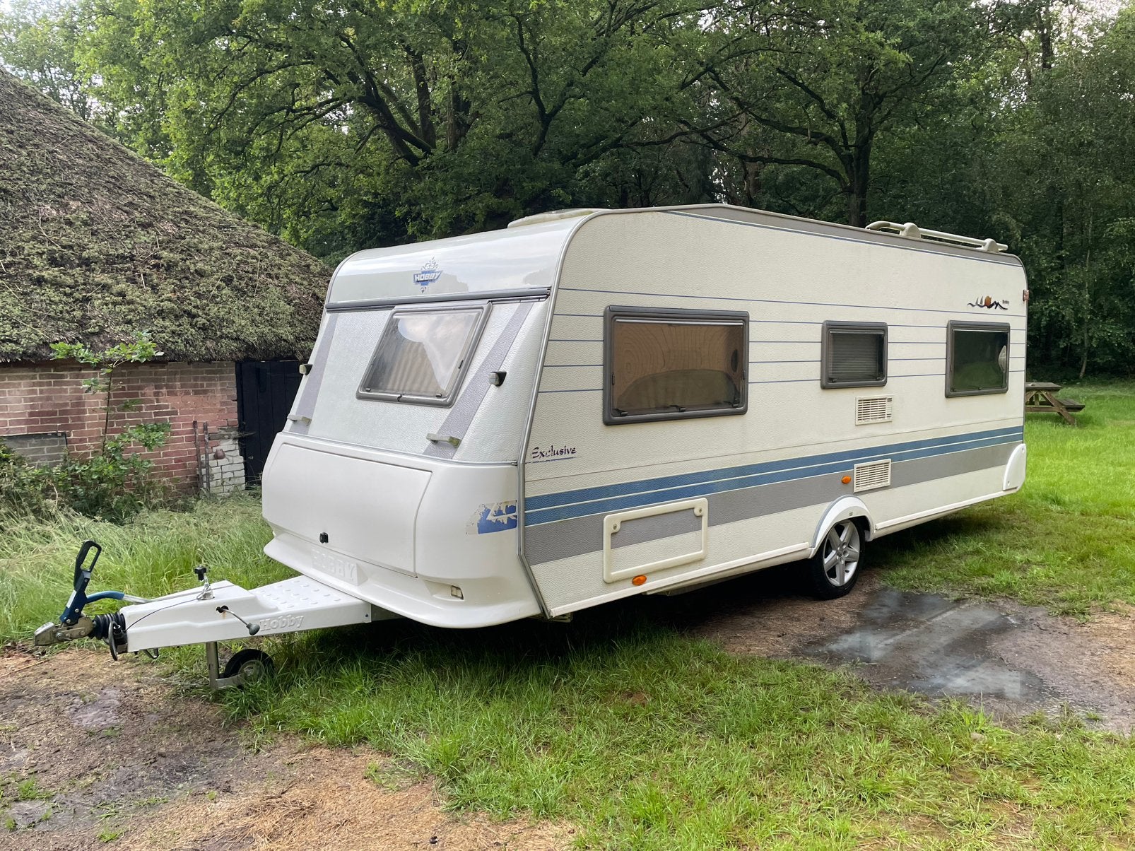 Caravan Hobby Exclusieve 560, Caravans en Kamperen, Rondzit, Hobby, Particulier, Ringverwarming