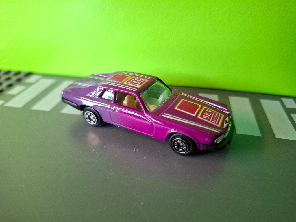 Yatming - Jaguat XJS [paars] 1/60, Ophalen of Verzenden, Gebruikt, Auto