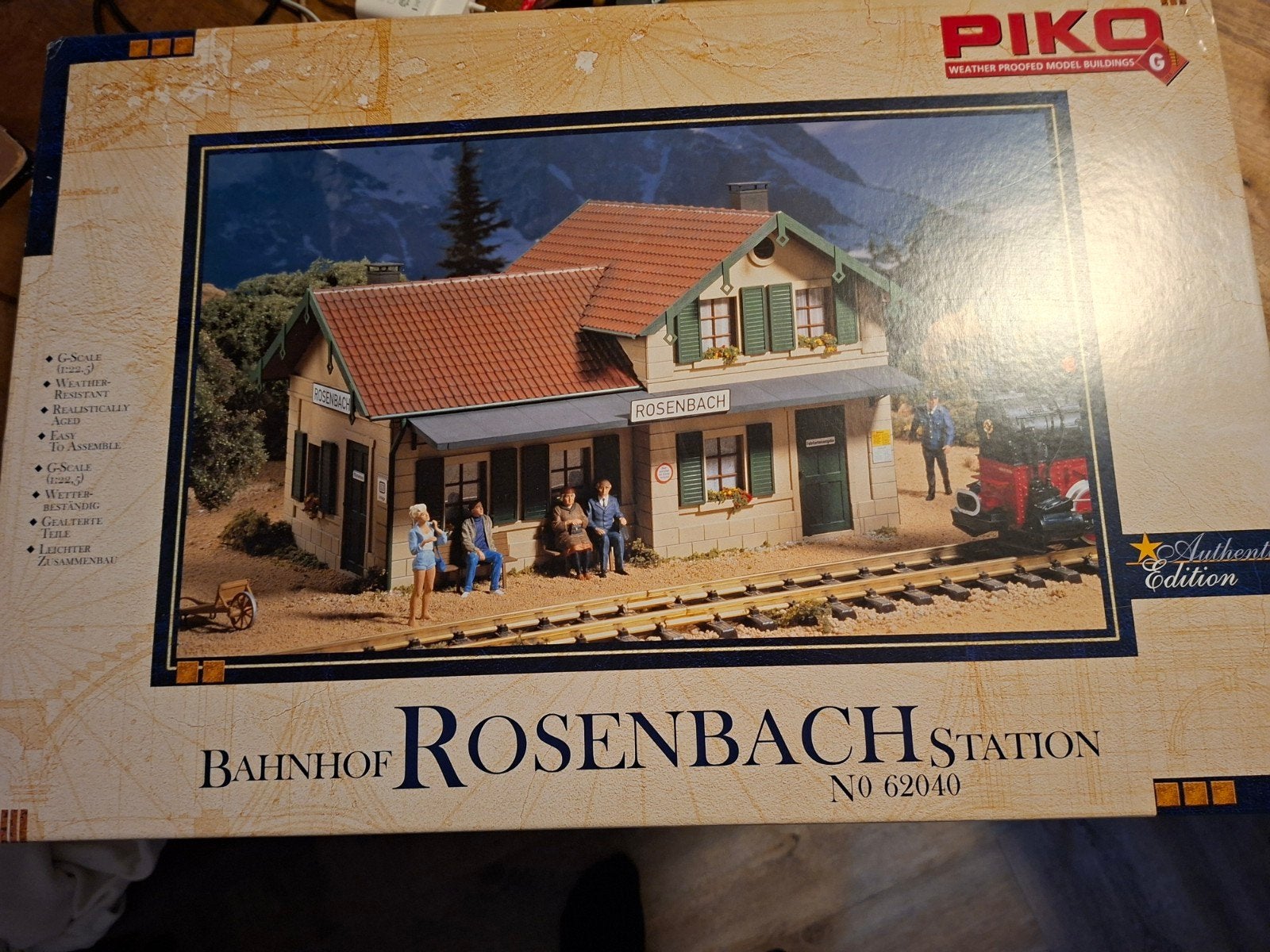 LGB Piko Station Rosenbach - Modelbouw Gebouw, Hobby en Vrije tijd, Modeltreinen | Overige schalen, Gelijkstroom of Wisselstroom