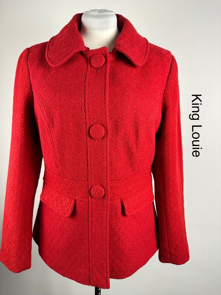King Louie Tussenjas  (mt: 42) 31,1/9862, Kleding | Dames, Jassen | Zomer, Maat 42/44 (L), Ophalen of Verzenden, Zo goed als nieuw
