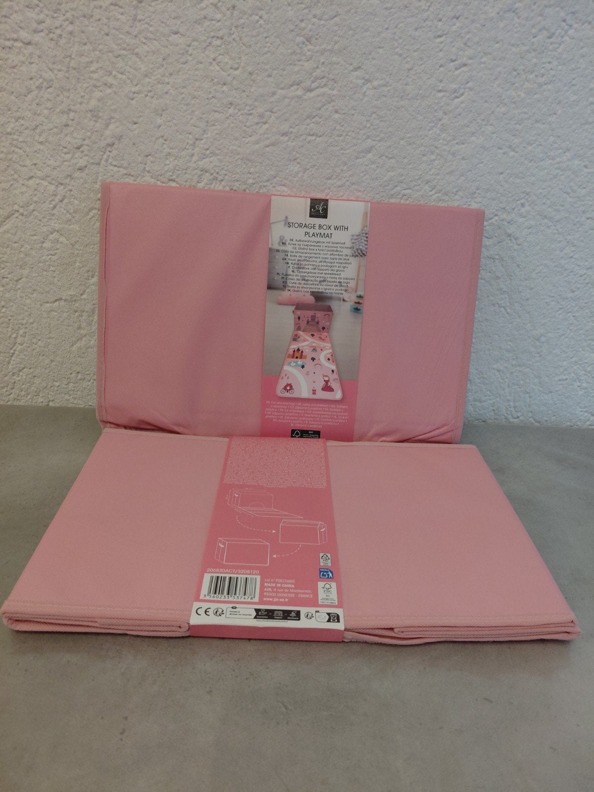 Roze opbergdoos met speelmat - Absolu Chic, Ophalen, Nieuw