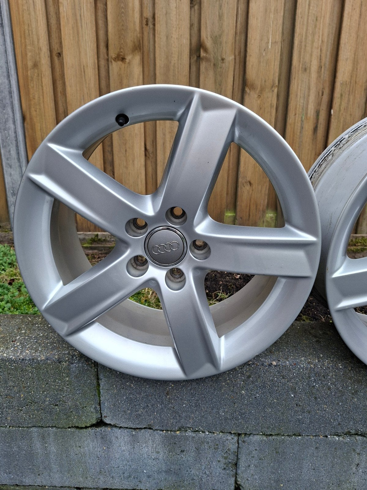 Originele Audi 17 inch velgen 5x112 – 7J ET37 – OEM, Auto-onderdelen, Ophalen, Gebruikt, Velg(en), 17 inch