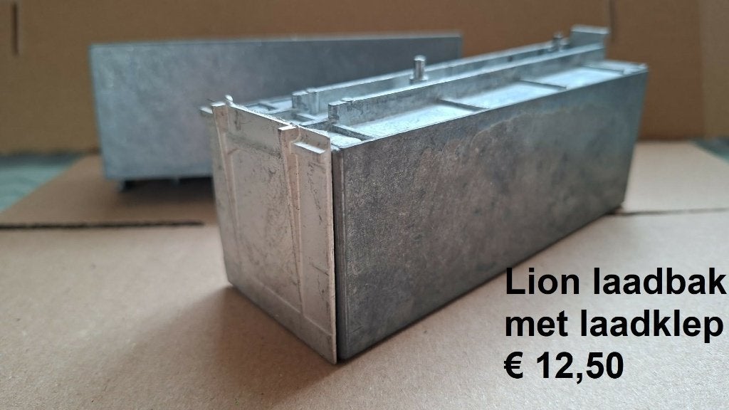 lion laadbak met laadklep, Hobby en Vrije tijd, Modelauto's | 1:50, Ophalen of Verzenden, Nieuw, Bus of Vrachtwagen, Tekno