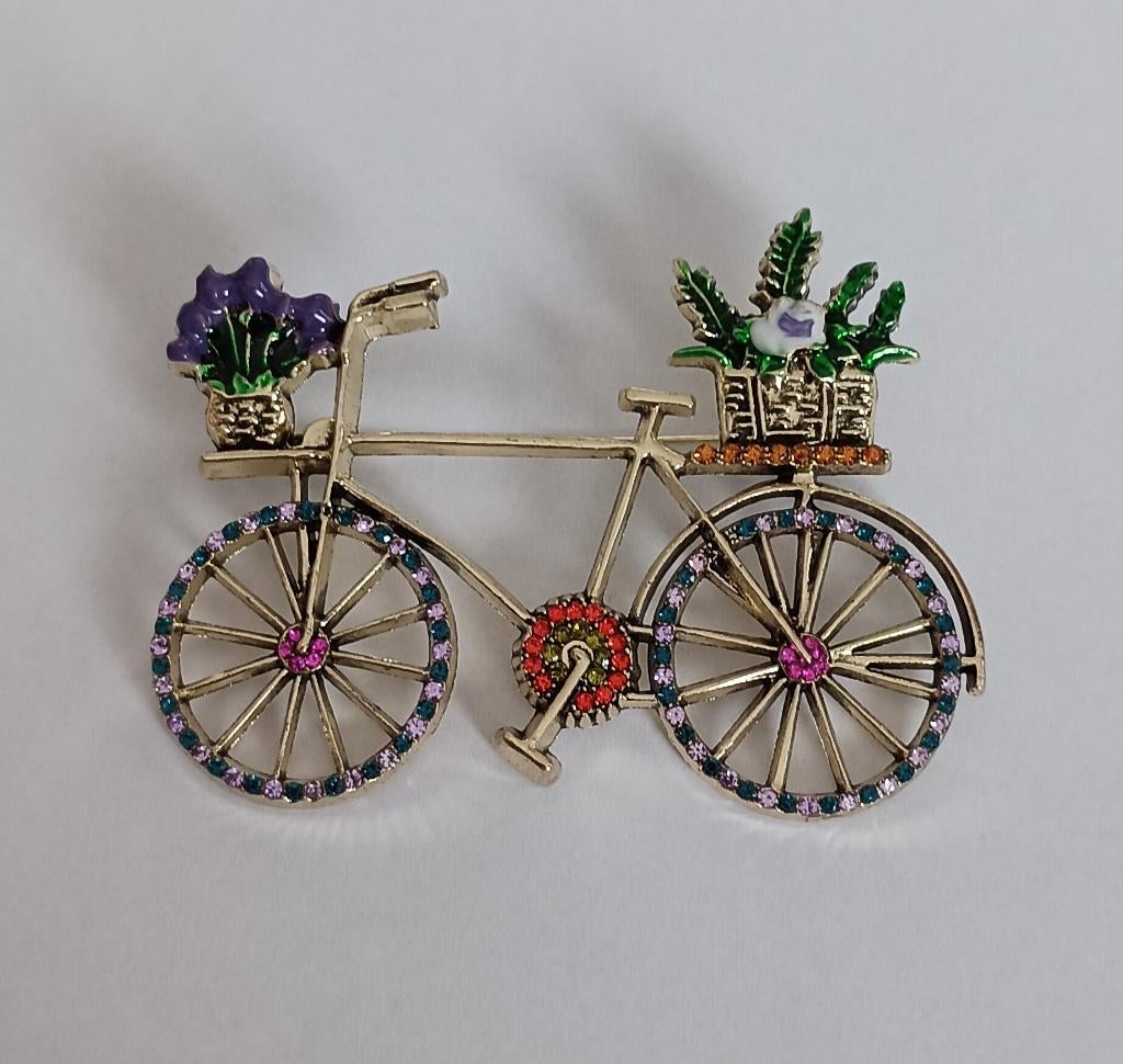 Fleurop fiets broche, Overige materialen, Overige kleuren, Nieuw, Ophalen of Verzenden