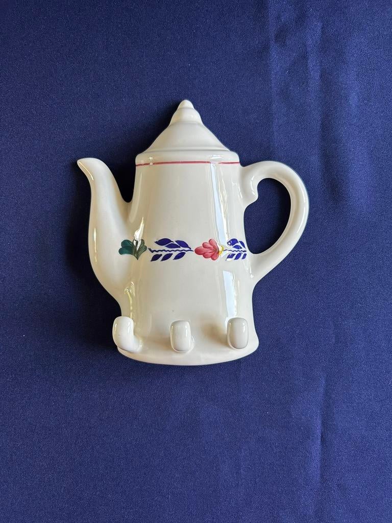 Boerenbont handdoekrekje koffiepot, Huis en Inrichting, Keuken | Servies, Ophalen of Verzenden, Gebruikt, Aardewerk