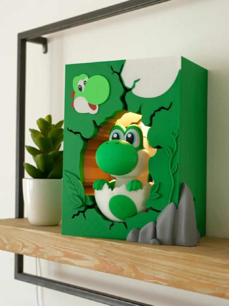 Yoshi uit gebroken bloksteen - 24 kleuren beschikbaar, Ophalen of Verzenden
