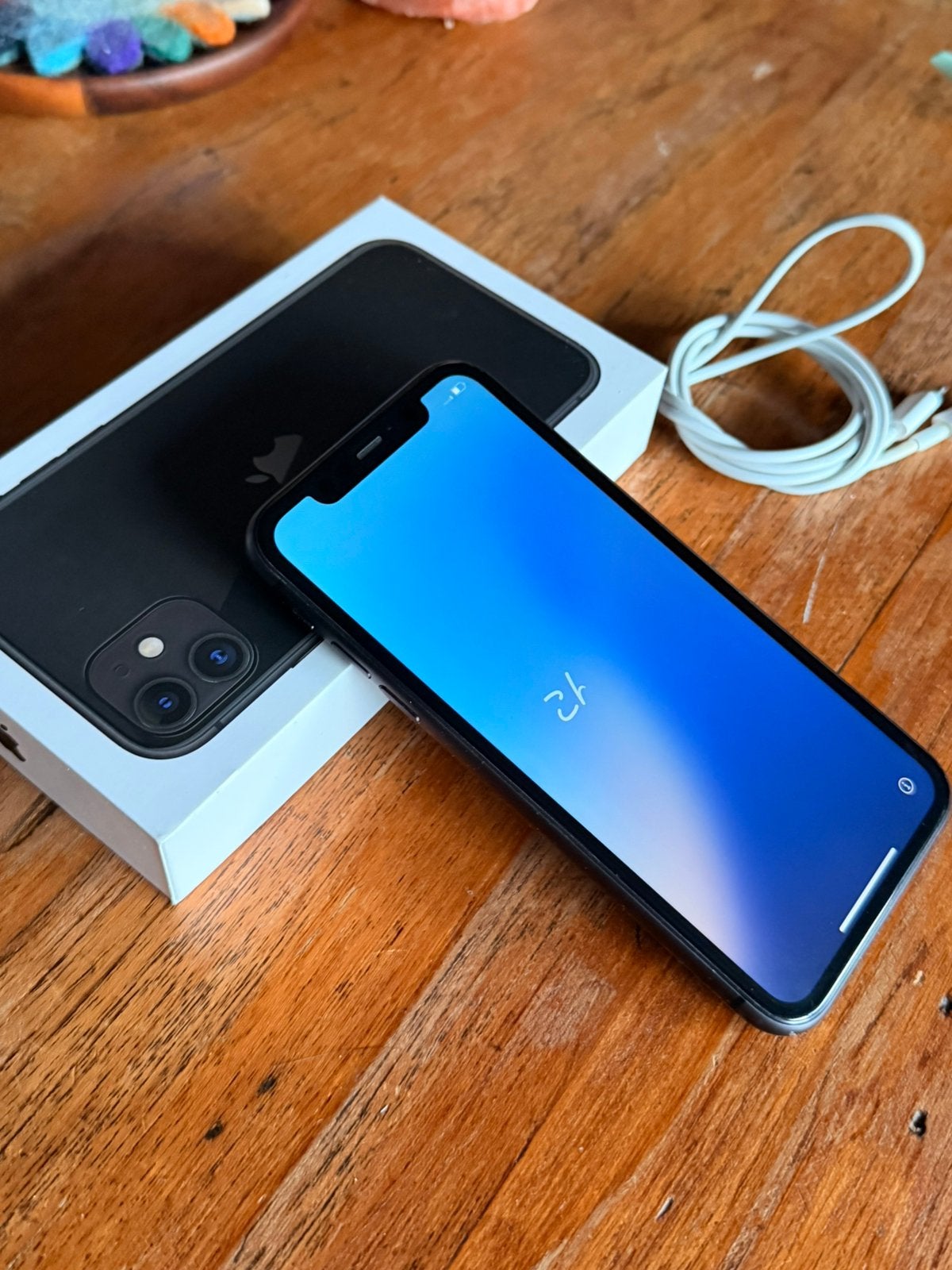 iPhone 11 128GB zwart – touchscreen defect – doos en kabel, Telecommunicatie, Mobiele telefoons | Apple iPhone, Ophalen, Zwart