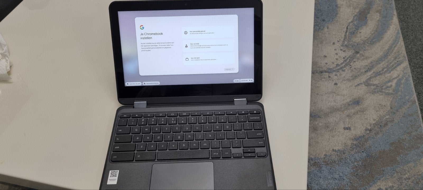 Lenovo Chromebook - Zo goed als nieuw, Computers en Software, Ophalen, 4 GB of minder, Qwerty, Touchscreen