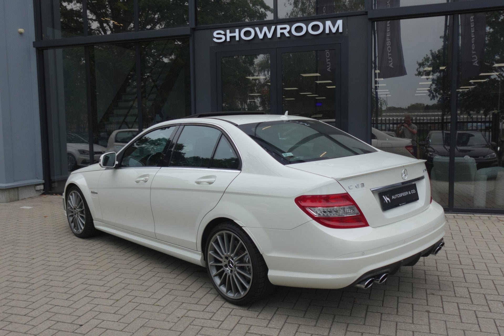 Mercedes-Benz C-klasse C63 AMG PANO NAVI LEDER VOL, Automaat, Achterwielaandrijving, Wit, Leder