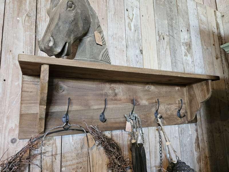 stoere kapstok ``WOONWINKEL RUSTIEK``, Wandkapstok, Nieuw, Ophalen of Verzenden, Minder dan 100 cm