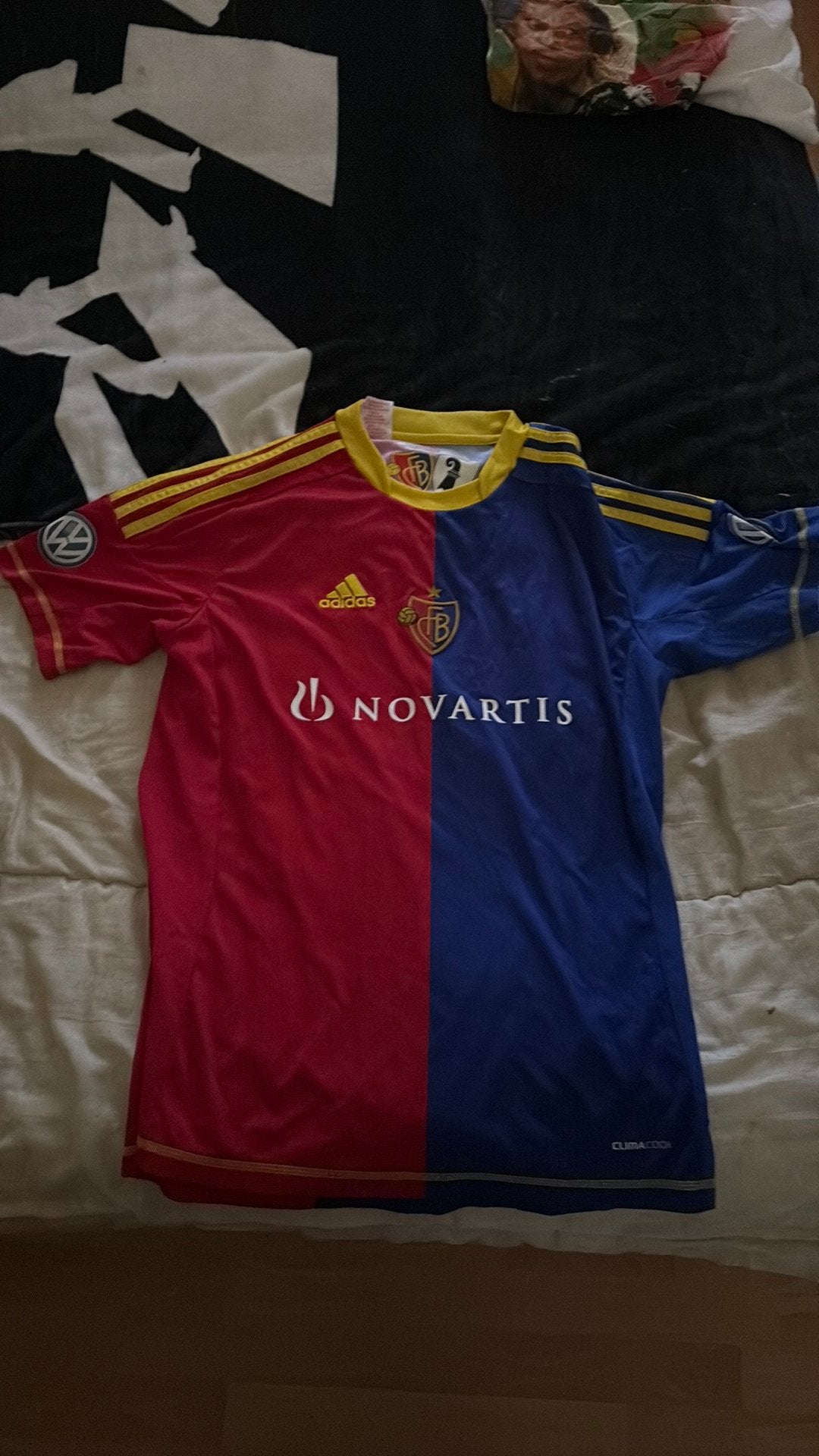 FC Basel Thuis Shirt Adidas ClimaCool, Maat XS of kleiner, Ophalen of Verzenden, Gebruikt, Shirt