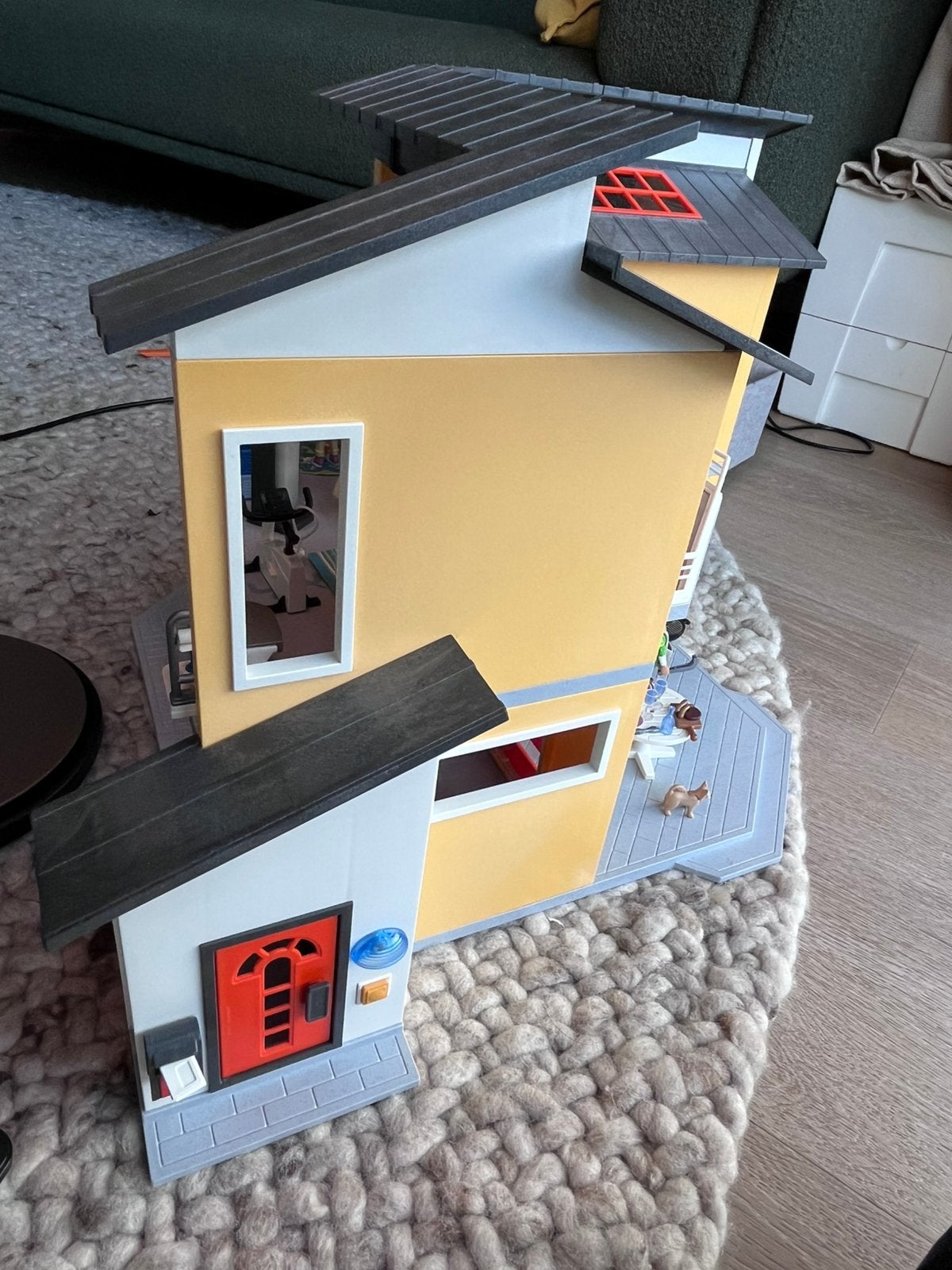 Playmobil huis met 5 complete sets + handleidingen, Gebouw, Complete set, Ophalen of Verzenden, Zo goed als nieuw