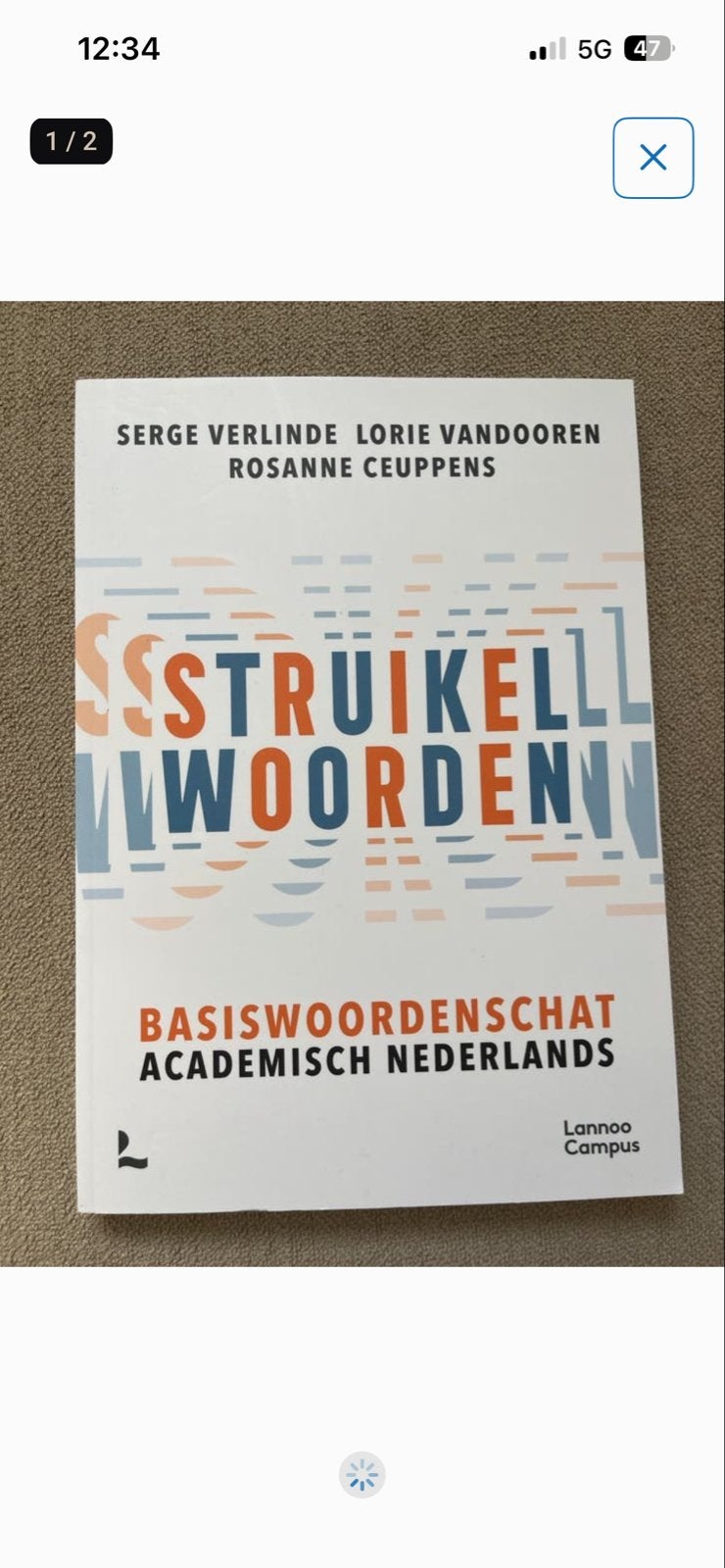 Struikelwoorden: Basiswoordenschat Academisch Nederlands, Boeken, Ophalen of Verzenden, Alpha, Zo goed als nieuw, HBO