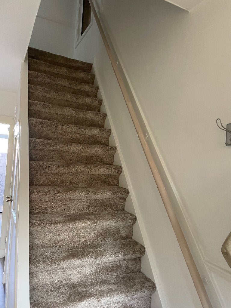 Hardhouten trapleuning, Ophalen, Gebruikt, 25 tot 50 mm, Overige typen