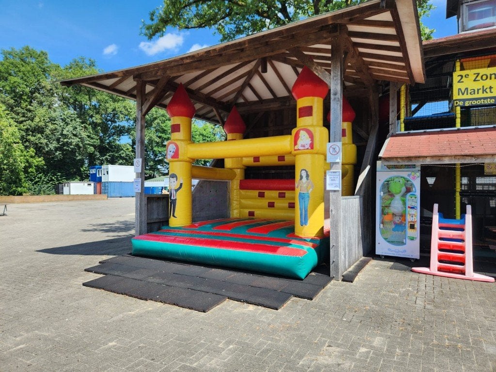 springkussen luchtkasteel 4x4meter Weerselose Markt, Ophalen, Gebruikt, Overige