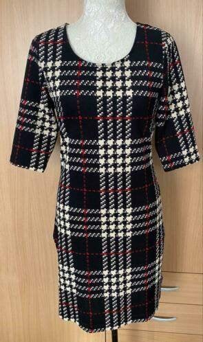 Smashed Lemon jurk maat 38 [v], Kleding | Dames, Jurken, Zo goed als nieuw, Maat 38/40 (M), Zwart, Boven de knie, Ophalen of Verzenden