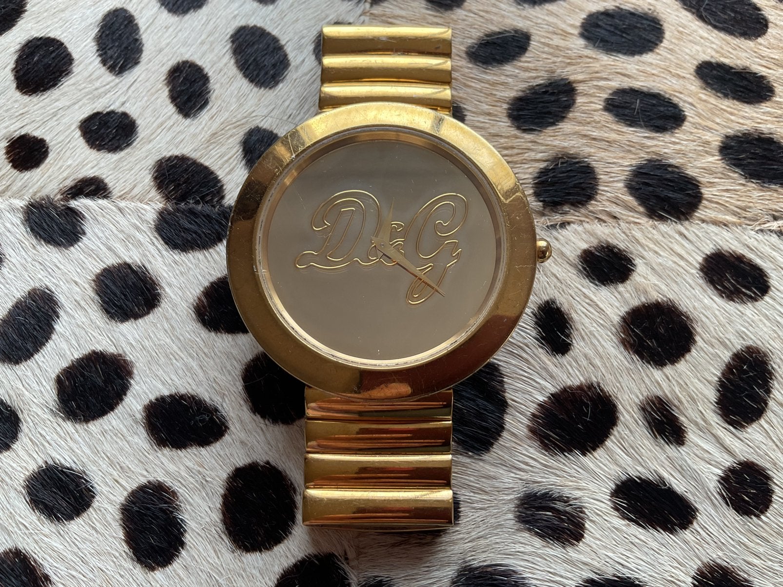 Dames horloge  DOLCE & GABBANA, Staal, Gebruikt, Staal, Ophalen of Verzenden