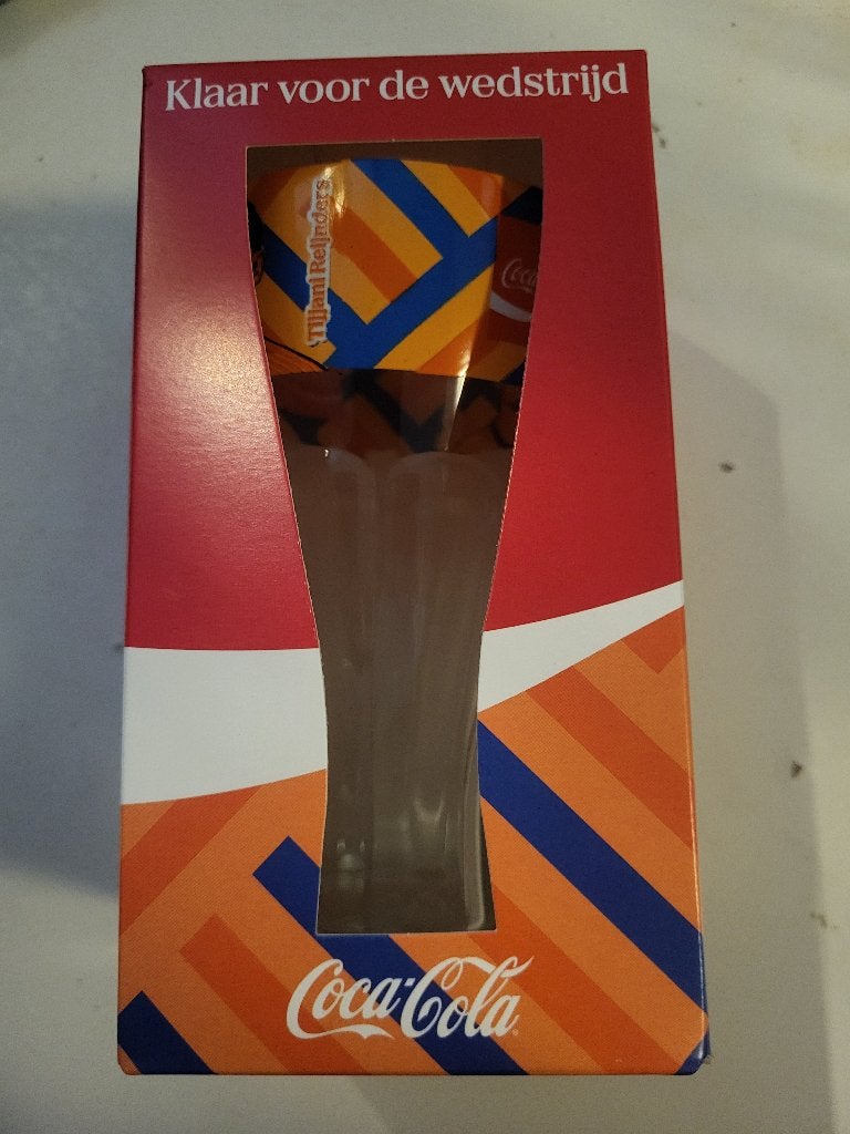 Ah wk coca cola glas, Ophalen of Verzenden, Nieuw, Frisdrankglas