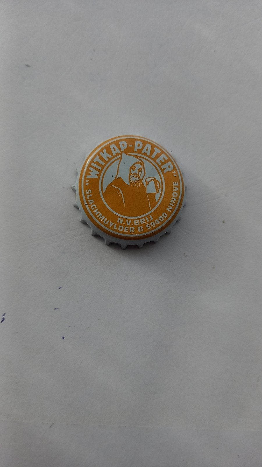 kroonkurk witkap oranje, Ophalen of Verzenden, Zo goed als nieuw, Glas of Glazen, Overige merken
