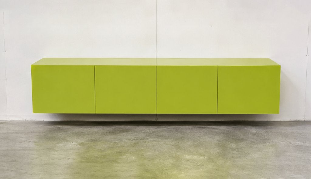 Design hangkast Lago – zwevend dressoir, Ophalen, Modern design, Met deur(en), 200 cm of meer
