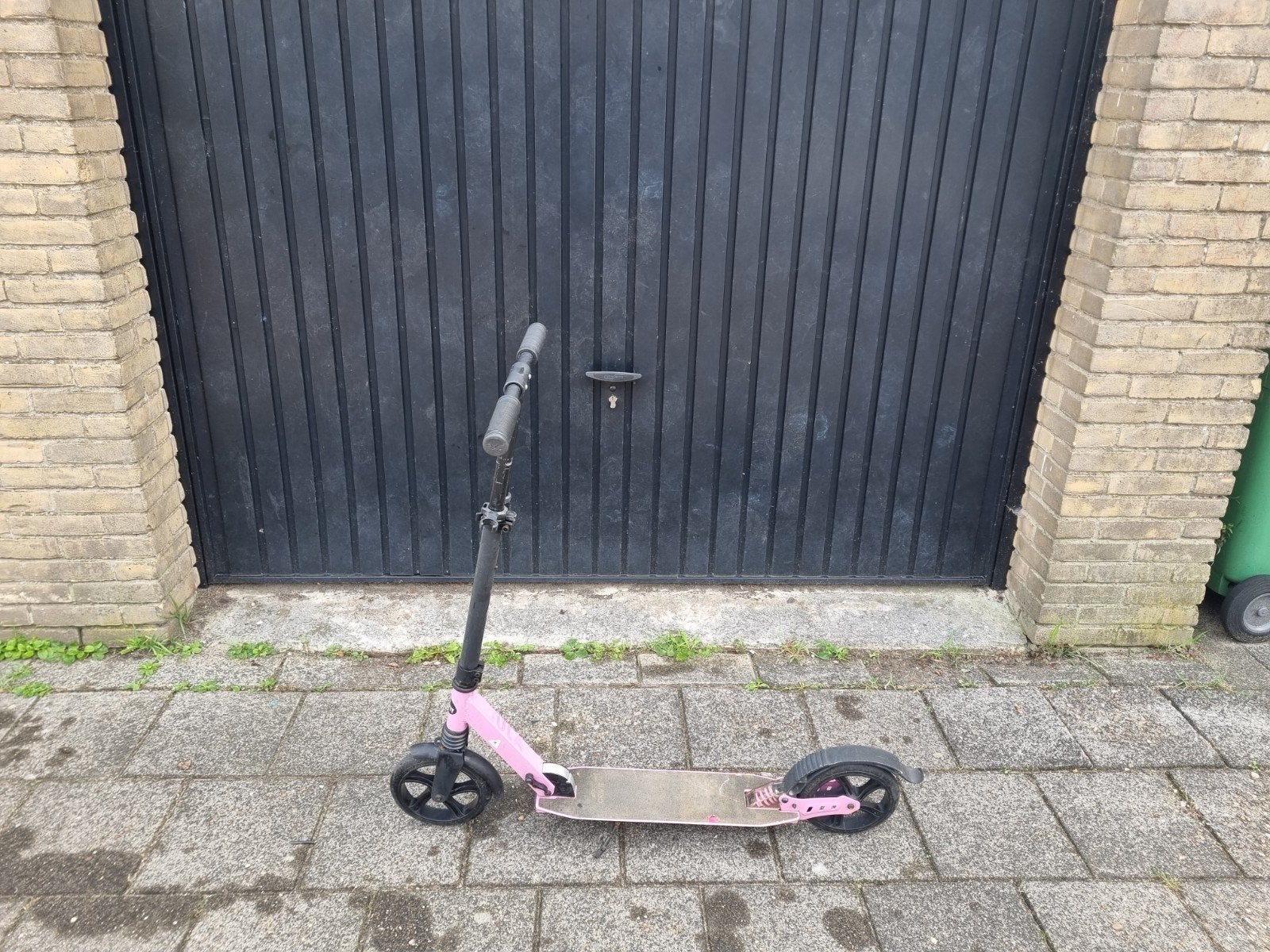 Crivit step met zijstandaard - Roze/Zwart, Ophalen of Verzenden, Gebruikt, Gewone step, Crivit