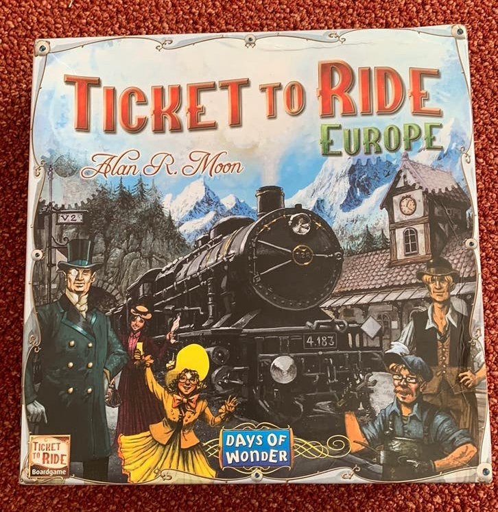 Ticket to ride Europe bordspel Days of Wonder, Hobby en Vrije tijd, Ophalen of Verzenden, Zo goed als nieuw