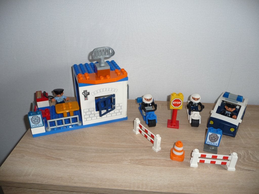 duplo politie set en postkantoor, Ophalen of Verzenden, Zo goed als nieuw, Compleet, Duplo