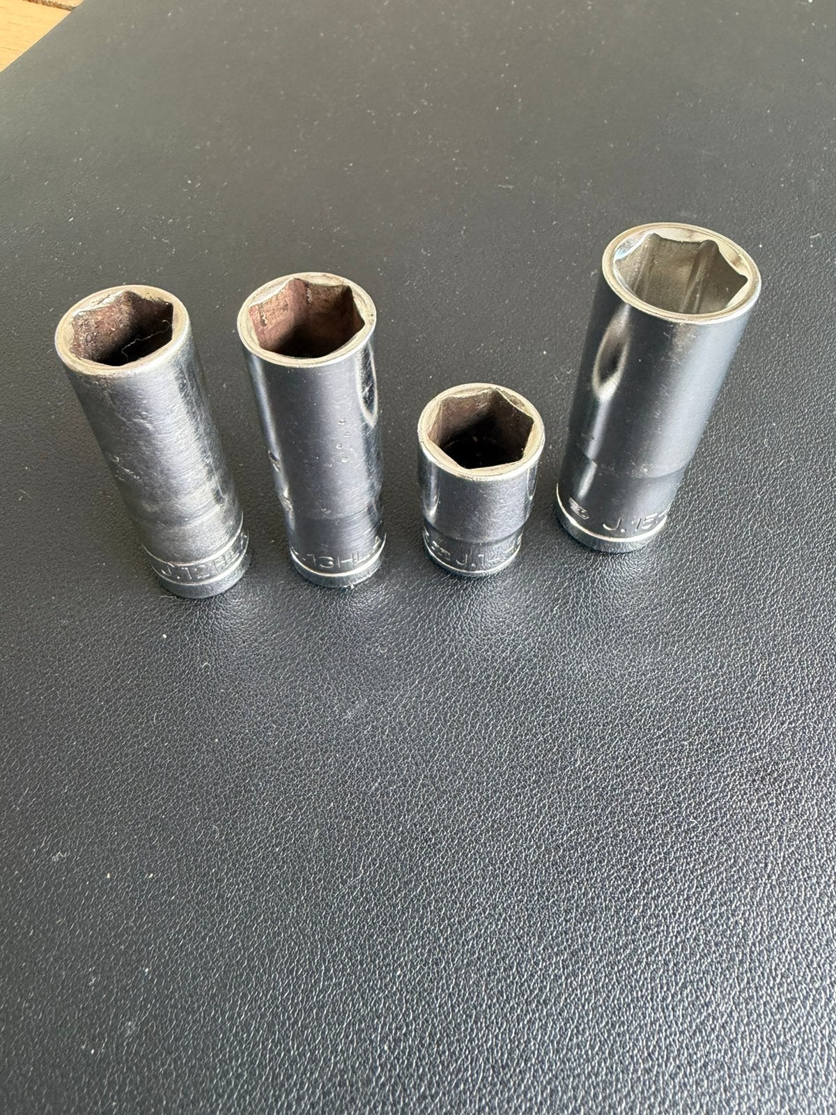Facom 3/8 lange doppen 12,13,15 en 14 kort, Auto diversen, Autogereedschap, Ophalen of Verzenden, Gebruikt