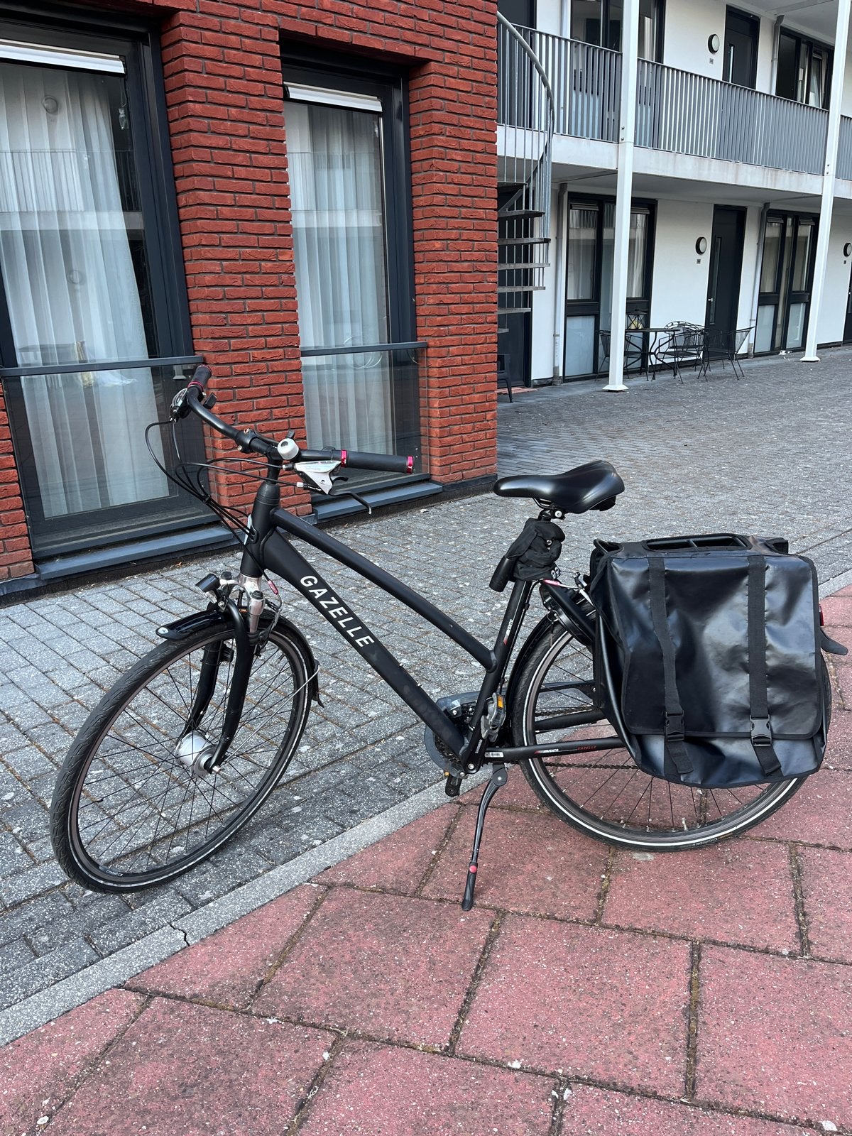 Gazelle T24 Vento Damesfiets, Fietsen en Brommers, Ophalen, 53 tot 56 cm, Velgrem, Versnellingen