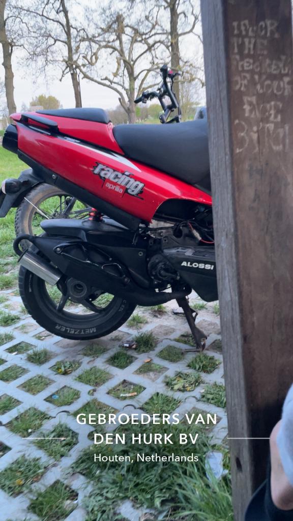 Aprilia sr50 ditech NIET RIJDEND, Ophalen, Tweetakt, Gebruikt, Maximaal 45 km/u
