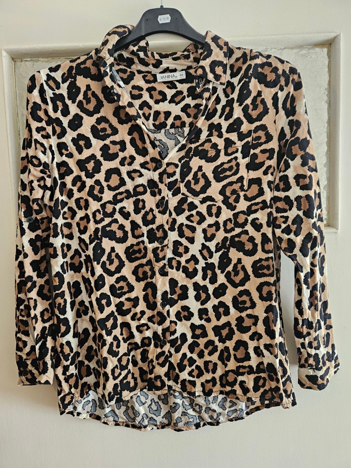 Blouse met panterprint, Janina, Ophalen of Verzenden, Zo goed als nieuw