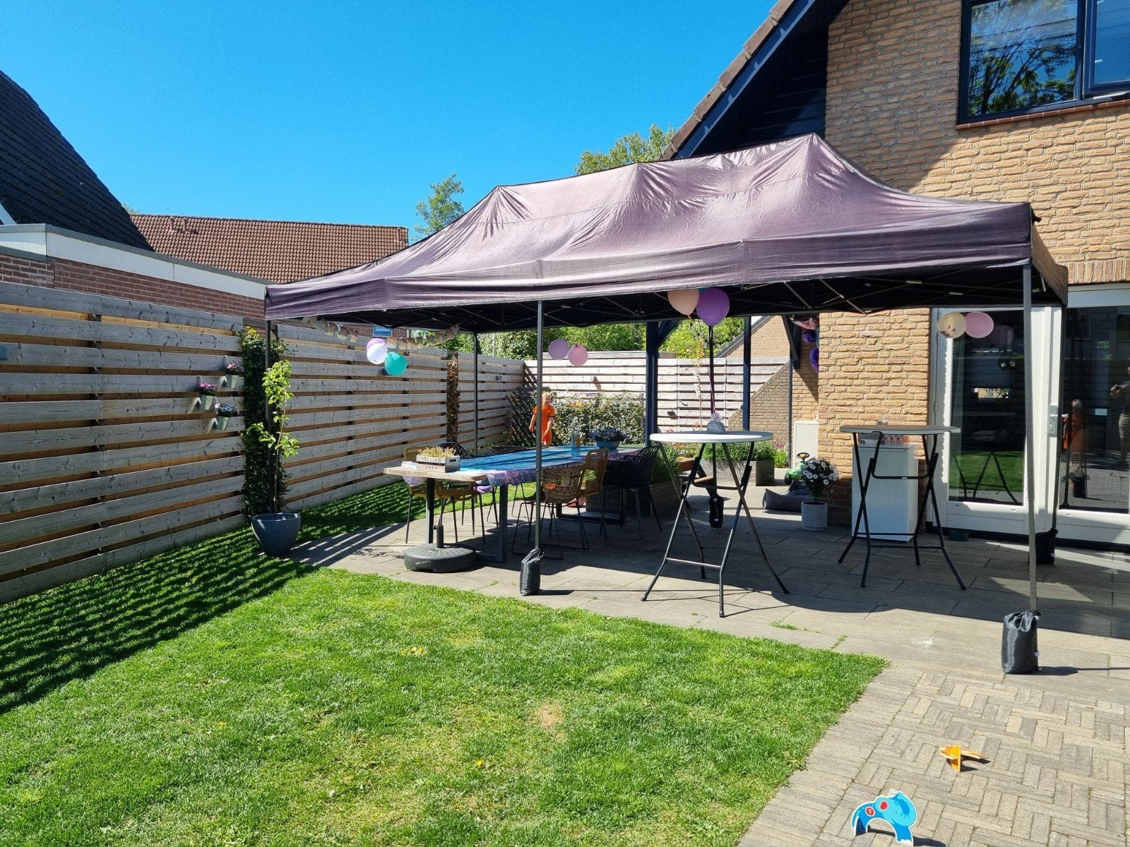 Easy Up Partytent 3x6 meter - Ideaal voor elk feest!, Ophalen, Gebruikt, Opvouwbaar, Partytent