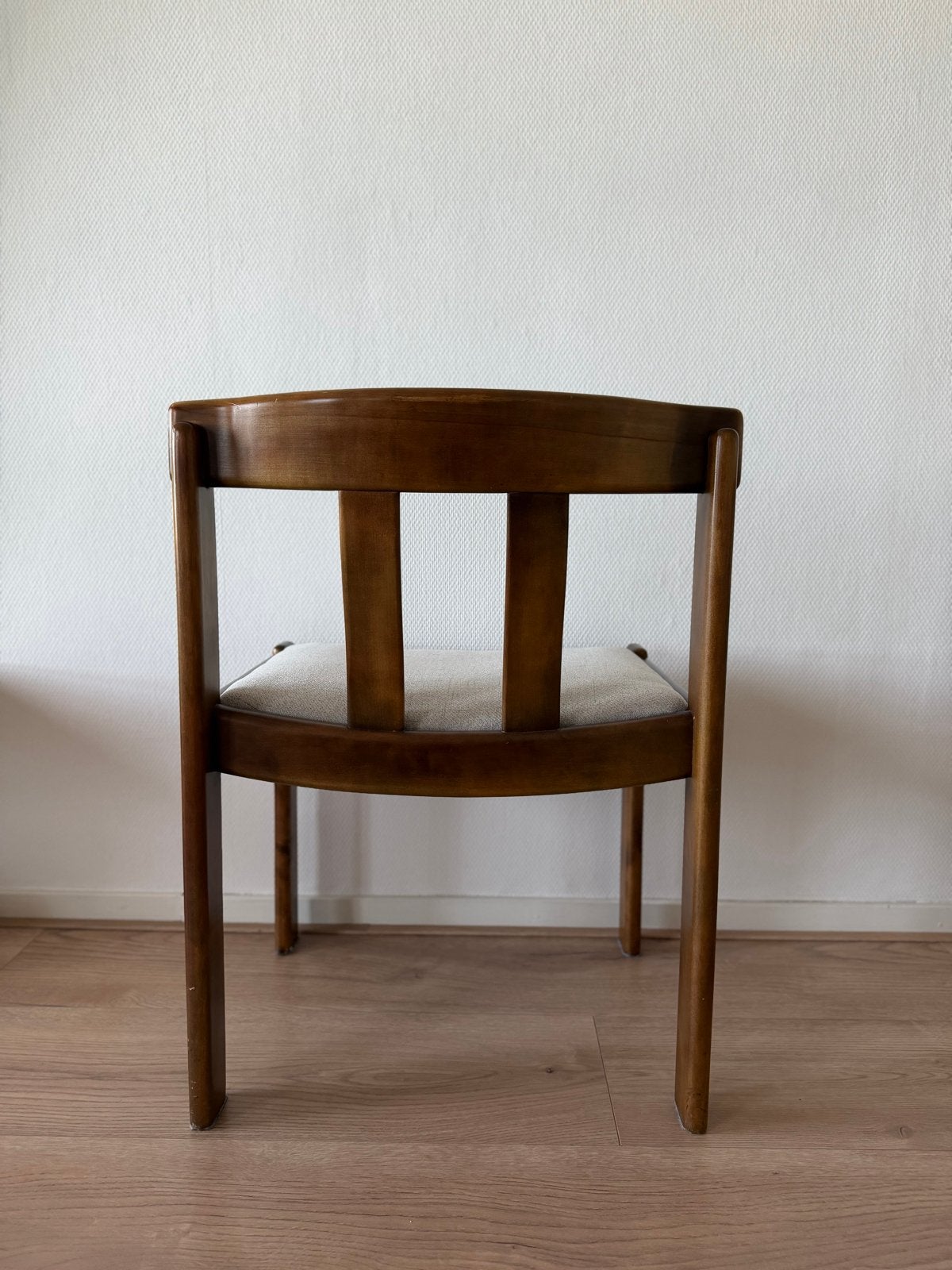 Vintage Pander Den Haag eetkamerstoelen (4 stuks), Huis en Inrichting, Stoelen, Ophalen, Gebruikt, Bruin, Vier