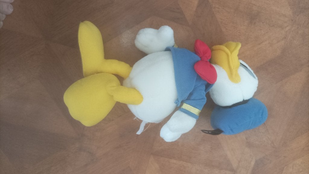 Donald Duck knuffel 35cm, Disney, Ophalen of Verzenden, Zo goed als nieuw, Middelgroot (20 tot 80 cm)