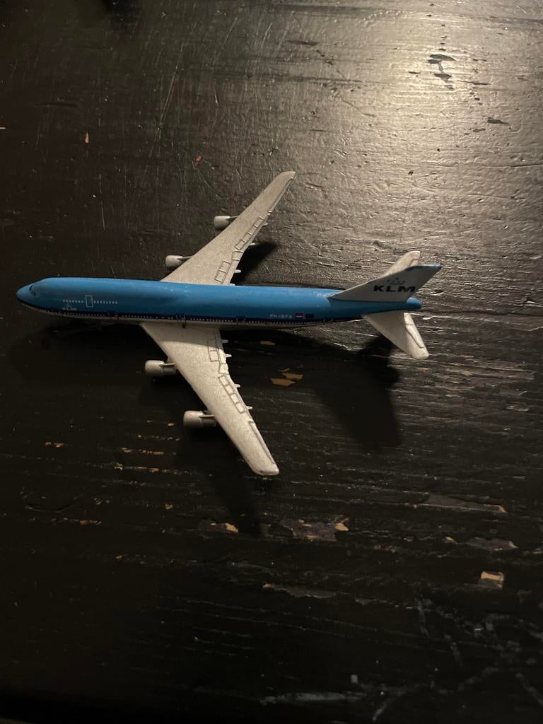 KLM Boeing 747 schaalmodel - Zo goed als nieuw, Overige merken, 1:144 tot 1:200, Ophalen of Verzenden, Zo goed als nieuw