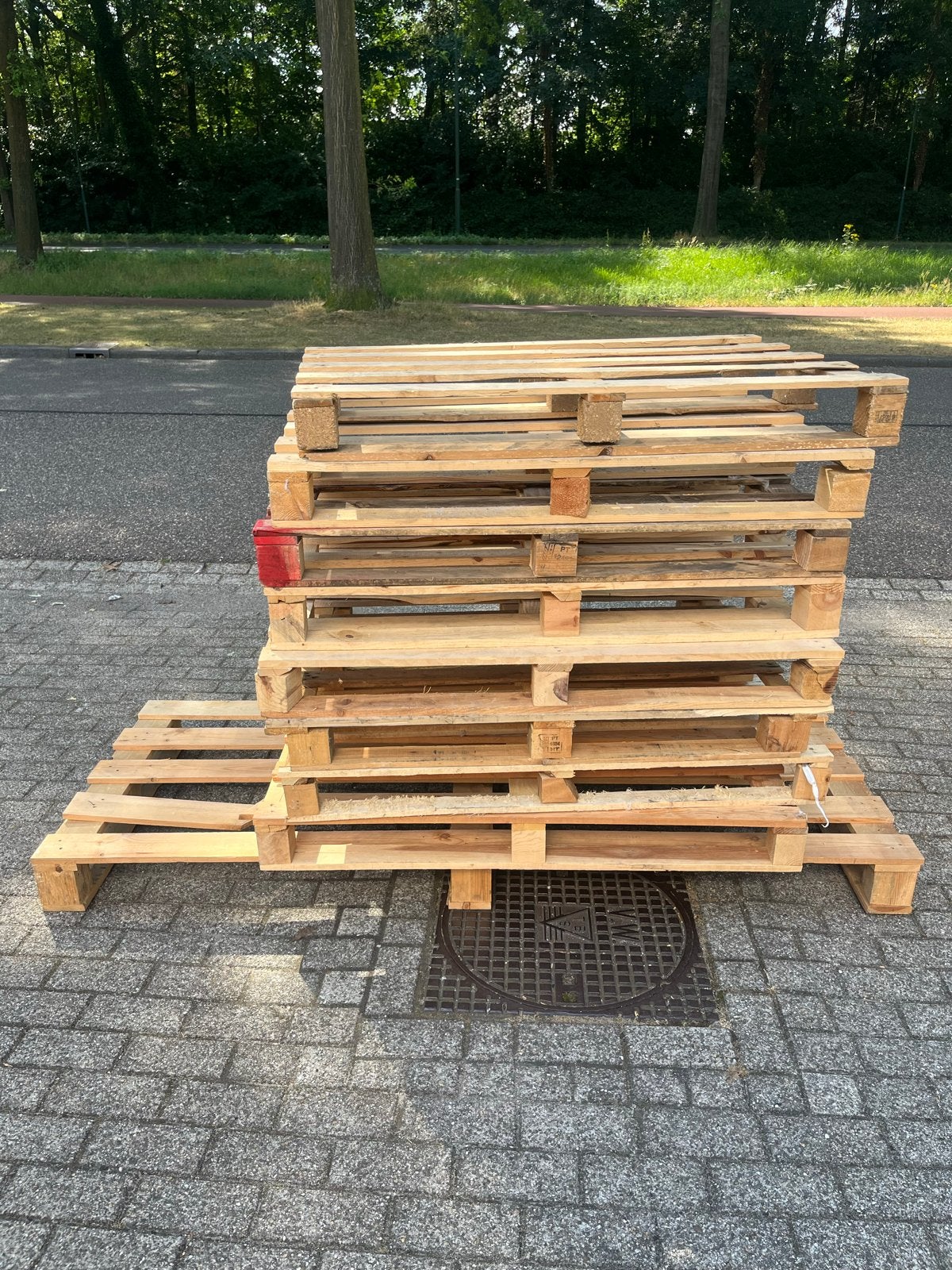 Gratis Pallets Afhalen in Mierlo, Ophalen, Gebruikt, 100 cm of meer, 60 cm of meer