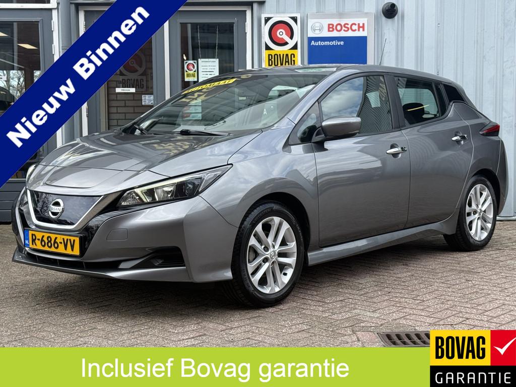 Nissan Leaf Acenta 40 kWh. | CAMERA | KEYLESS | NAVI | CRUIS, Stof, Gebruikt, Zwart, 150 pk