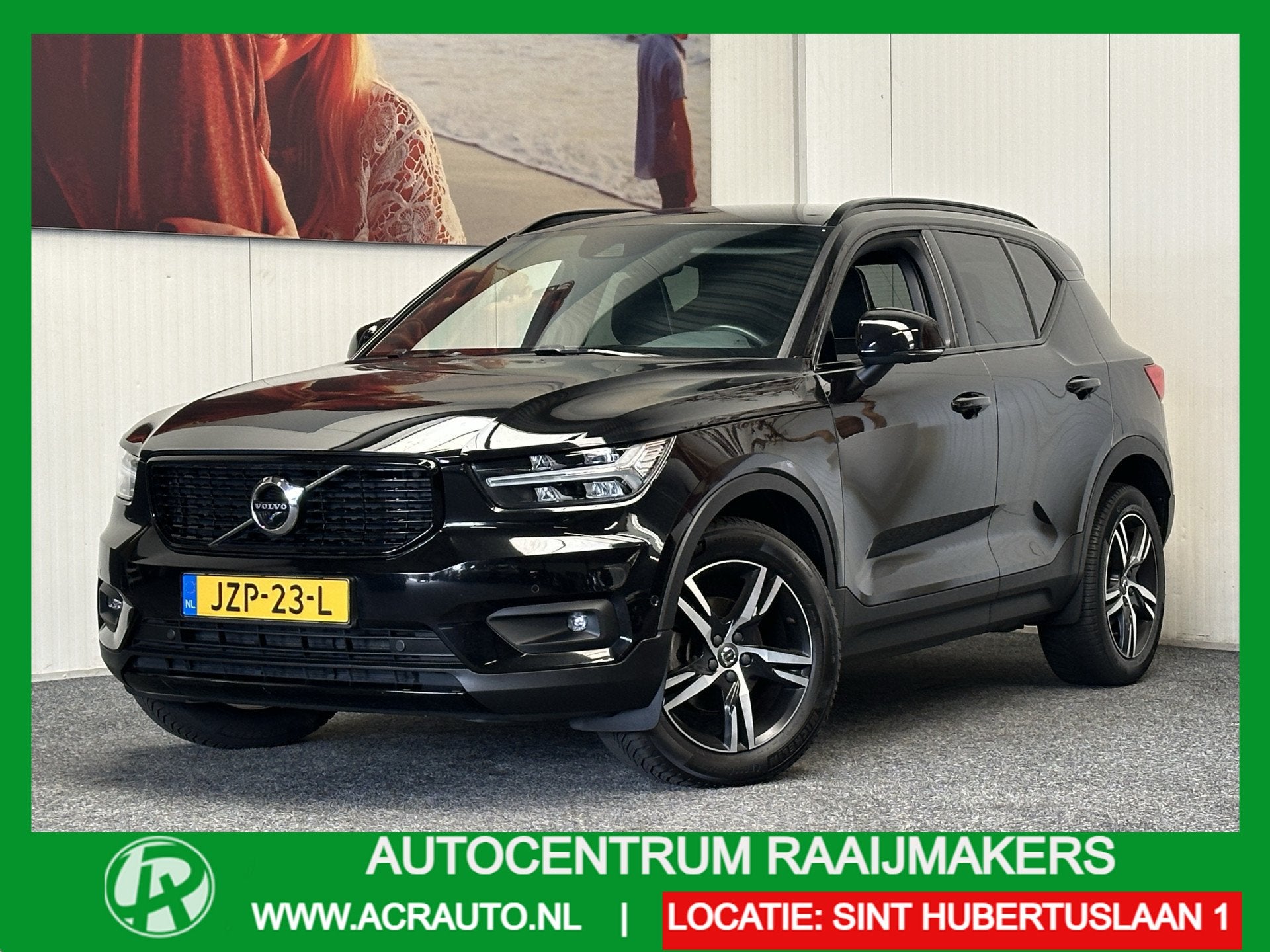 Volvo XC40 1.5 T3 R-DESIGN AUTOMAAT 360 CAMERA LEDER ALCANTA, 1525 kg, Gebruikt, Zwart, Bedrijf