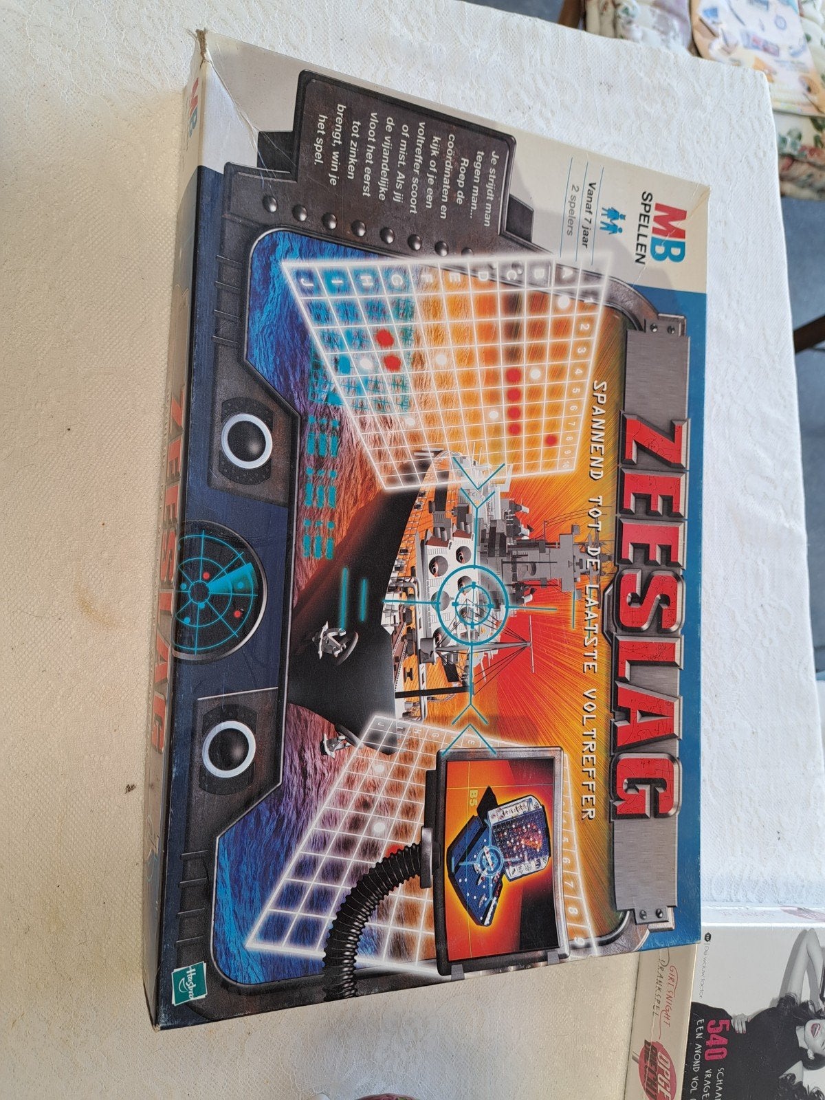 Zeeslag MB Spellen - Perfecte staat, doos verstevigd, Een of twee spelers, Ophalen, Gebruikt, MB Spellen